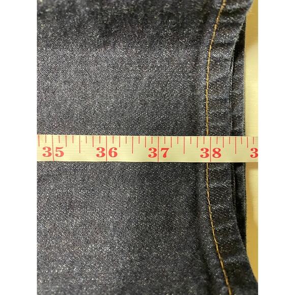 Lauren Ralph Lauren Jeans Bootcut Womens 12 Petite Dark Wash Embroidered Pockets - Picture 10 of 11